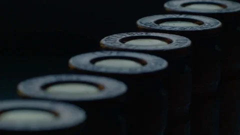 Combat cartridge for a gun Stock Footage 69119574