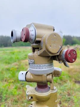 A combat compass bussole for aiming artillery Stock Photos
