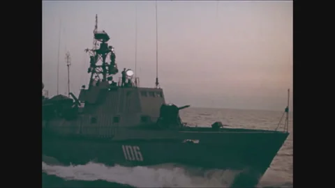 Combat duty. Soviet Army Vídeos de archivo 197475481