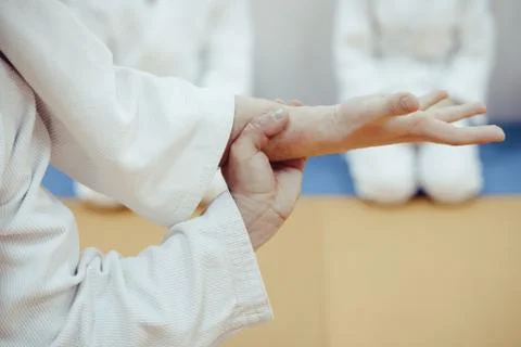 Combat grip close-up Stock Photos