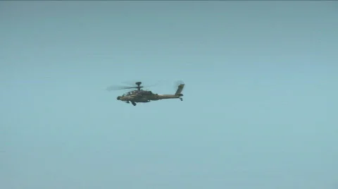 Combat Helicopter 1 Stock Footage 708394