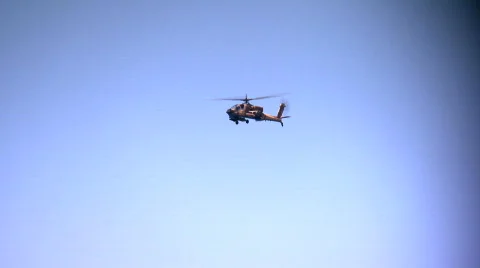 Combat Helicopter 4 Stock Footage 727154