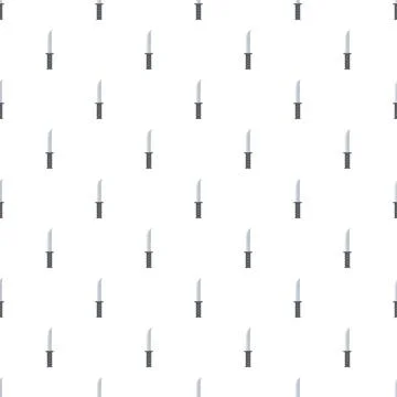 Combat knife seamless pattern for military background design Stock Illustration