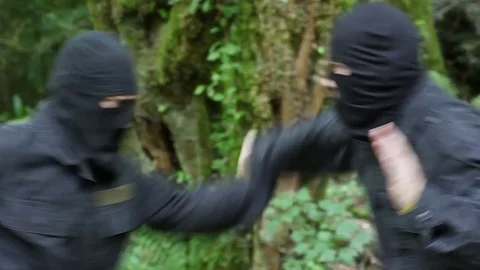 Combat Special Forces training Stock Footage 70930755