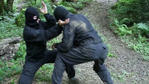 Combat Special Forces training Stock Footage 70931048