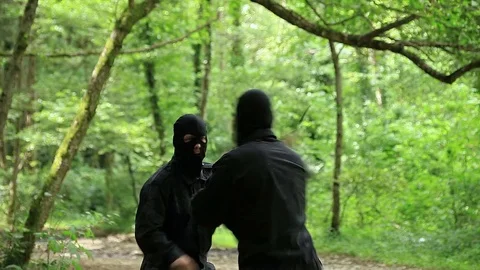 Combat Special Forces training Stock Footage 70931233