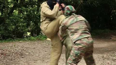 Combat Special Forces training Stock Footage 70931950