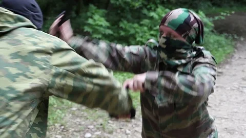 Combat Special Forces training Stock Footage 70932020