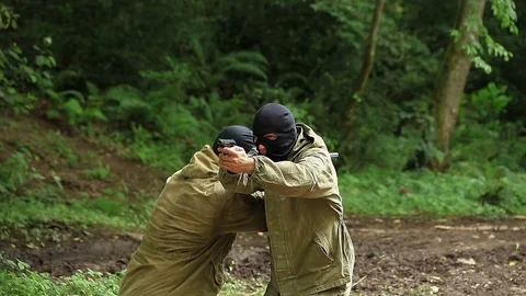Combat Special Forces training Stock Footage 70938449