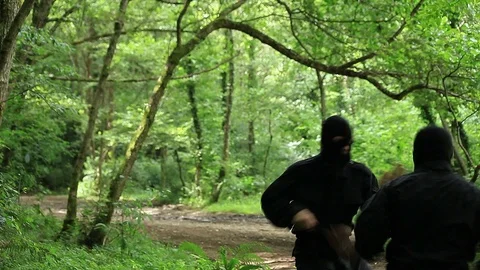 Combat Special Forces training Stock Footage 70950536