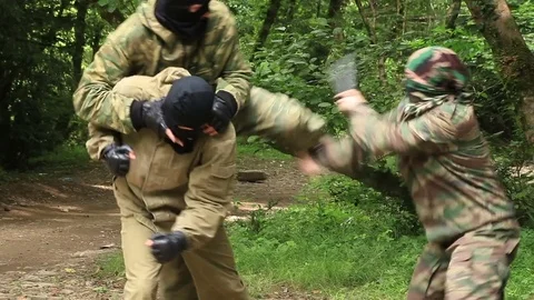 Combat Special Forces training Stock Footage 70950665