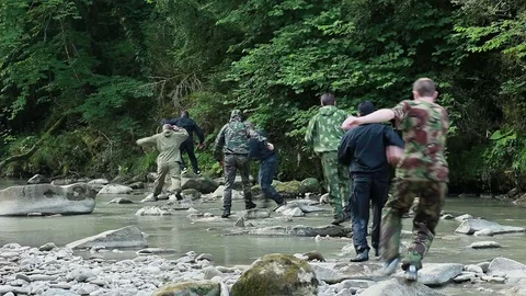 Combat Special Forces training Stock Footage 70951730