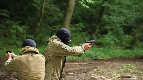 Combat Special Forces training Stock Footage 70953228