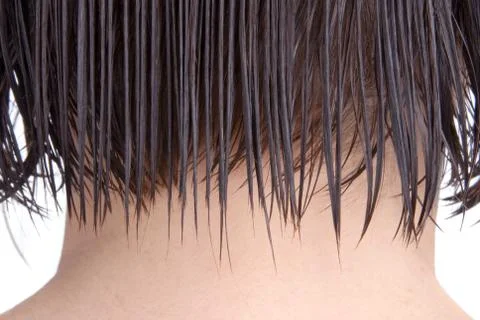 Combed hair Stock Photos