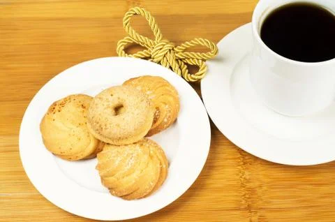 Combination of breakfast Stock Photos