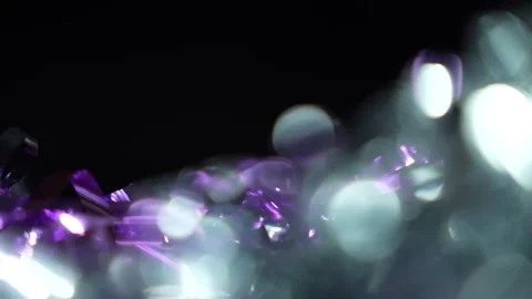 Combination of fixed bokeh and flickering light coverage, lower density Stock Footage 315316392