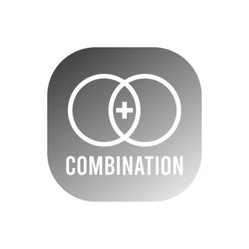 Combination icon vector Stock Illustration