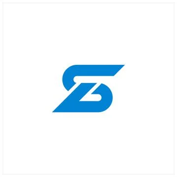 Combination of letter S and D logo design graphic Stock Illustration