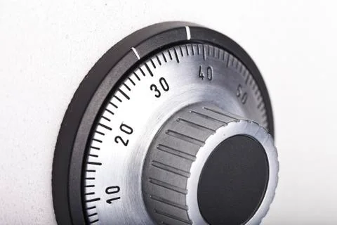 Combination lock close-up Stock Photos