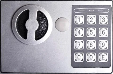 Combination lock close-up Stock Photos