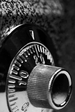 Combination lock close up Stock Photos