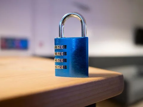 Combination Lock Closed Stock Photos