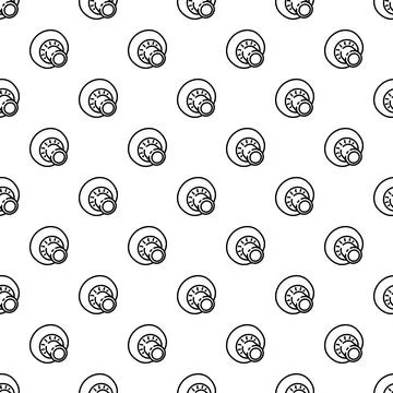 Combination lock dial pattern security protection concept Stock Illustration