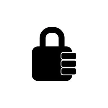 Combination lock icon. Element of lock and key elements illustration. Premium Stock Illustration