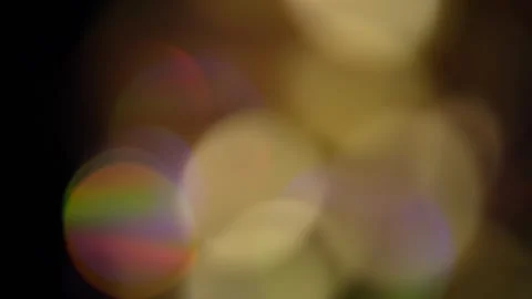 Combination of matte and bright light with seven-color light on a black backgrou Stock Footage 315541494