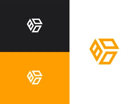 Combination number, stylish vector emblem for design Stock Illustration