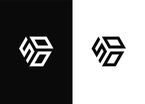 Combination number, stylish vector emblem for design Stock Illustration