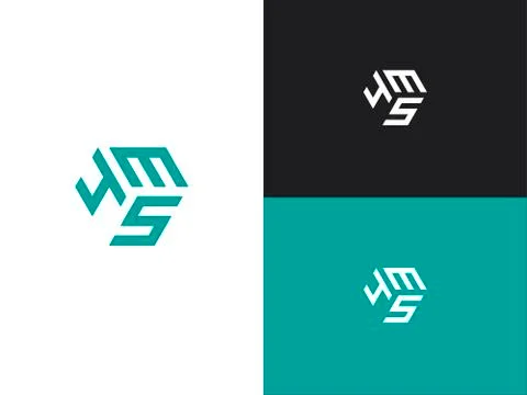 Combination number, stylish vector emblem for design Stock Illustration