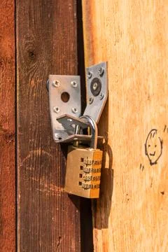 Combination Padlock Stock Photos