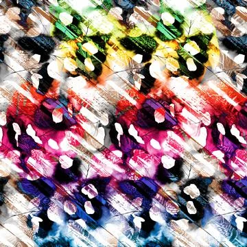 Combination Pattern work, Dress, Textile, Pillow, Textile Digital Printing Patte Illustrazione stock