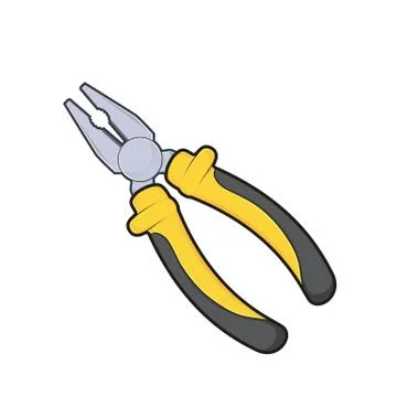 Combination pliers illustration Stock Illustration