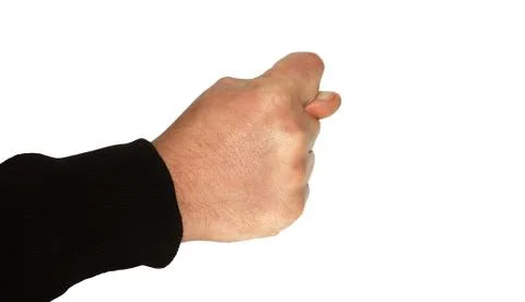 Combination of three fingers Stock Photos