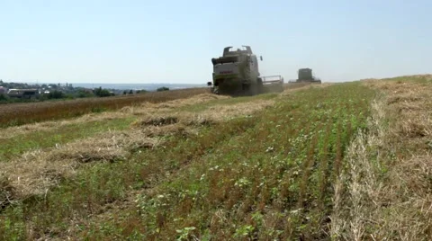 The combine 2 Stock Footage 52538140