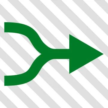 Combine Arrow Right Vector Icon Ilustración de archivo