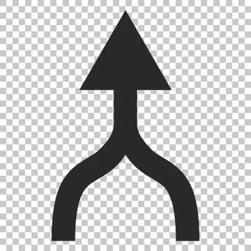 Combine Arrow Up Vector Icon Ilustración de archivo