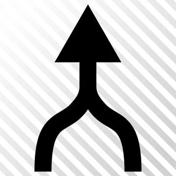 Combine Arrow Up Vector Icon Ilustración de archivo