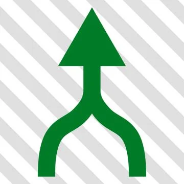 Combine Arrow Up Vector Icon Ilustración de archivo