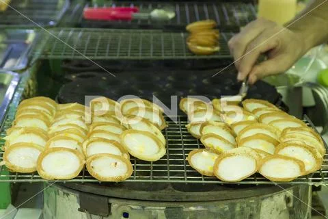 Combine flour confectionery Knmcrk in market Stock Photos