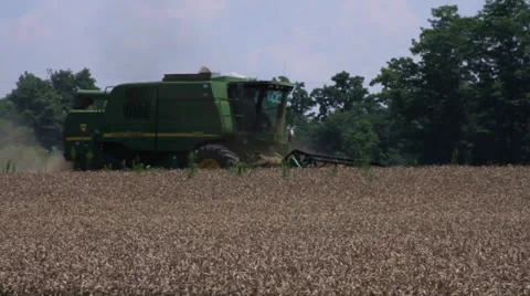 Combine Harvester 02 Stock Footage 25851460