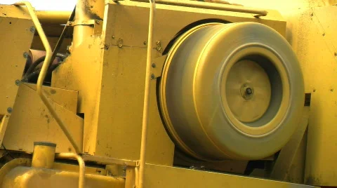 Combine Harvester  Stock Footage 795201