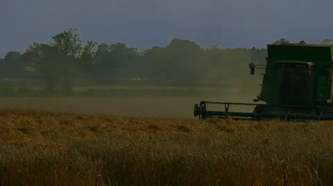 Combine harvester Stock Footage 22636900