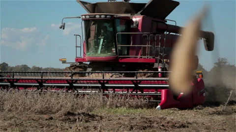 Combine Harvester Stock Footage 43111988