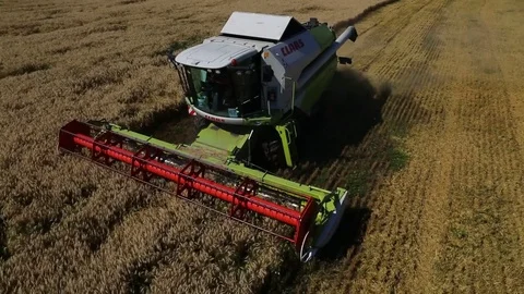 Combine harvester Stock Footage 83829440