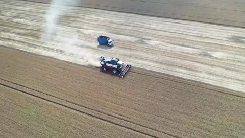Combine harvester Stock Footage 133717474
