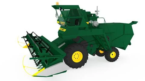 Combine Harvester Niva 3D Model