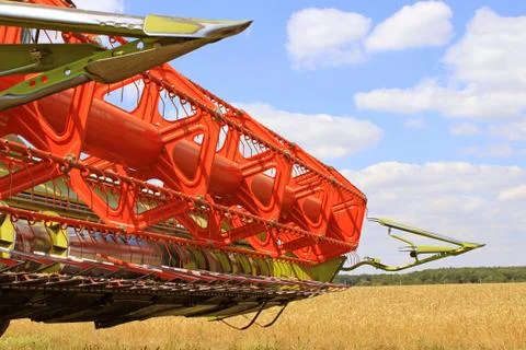 Combine harvester Stock Photos